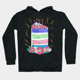 Rainbow Birthday cake Hoodie